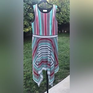 Robbie Bee Geometrical Print Dress